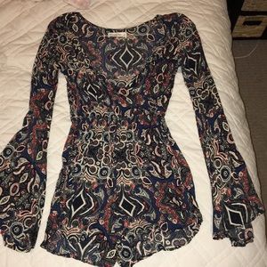 Long-sleeve Abercrombie & Fitch romper